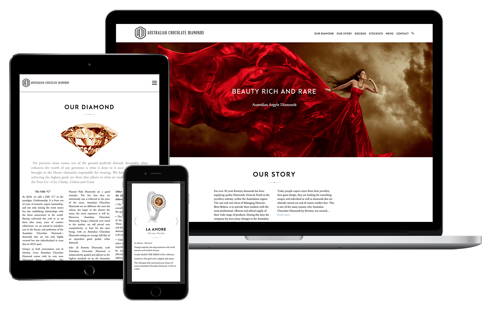 Australian Chocolate Diamonds website