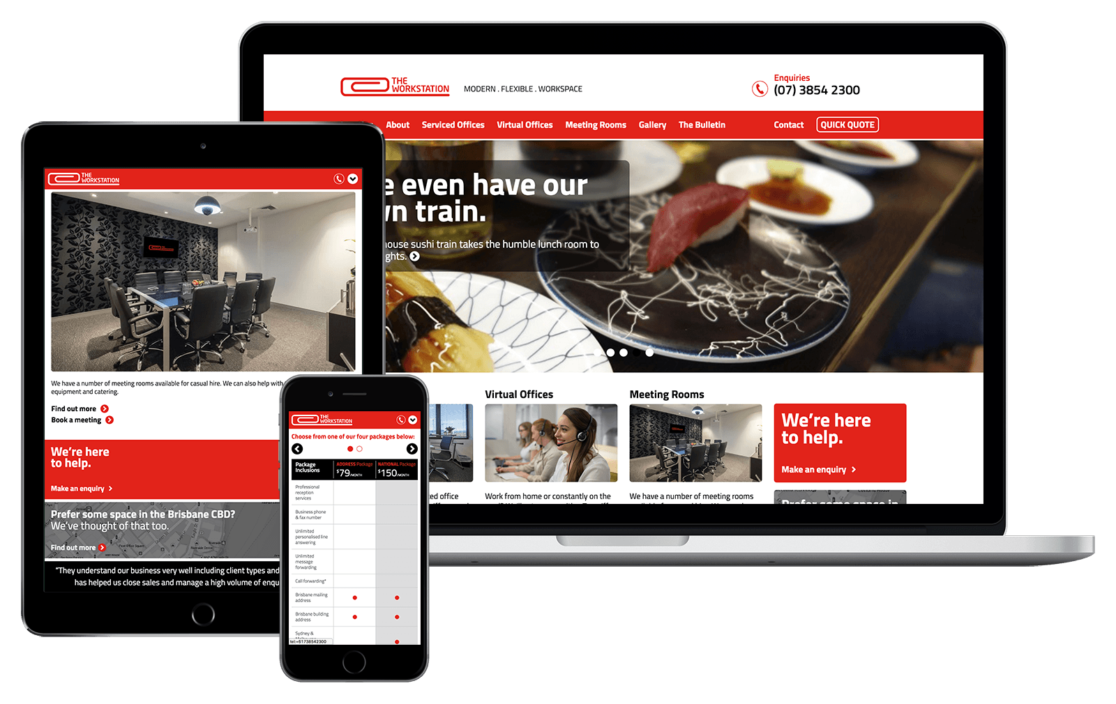 The Workstation website